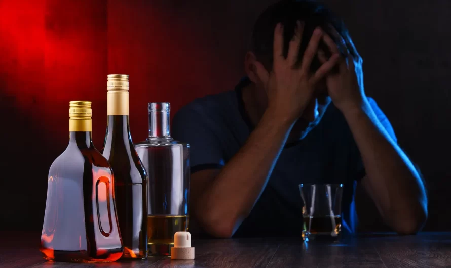 Spadek masy po odstawieniu alkoholu