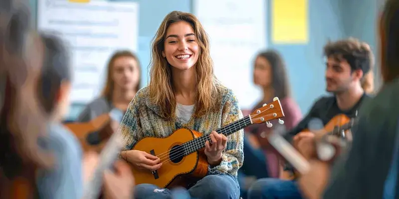Czy chwyty na ukulele są takie same jak na gitarę?
