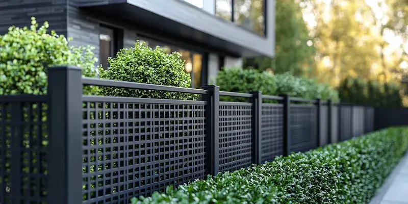 Alu Sichtschutzzaun aus Polen