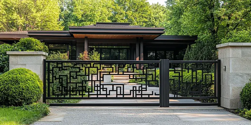 Modernzäune aus Polen