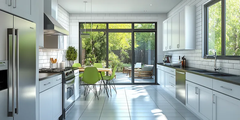 Czerwone meble kuchenne jakie ściany?